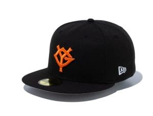 Yomiuri Giants Home Black 59Fifty Fitted Hat by NPB x New Era Front