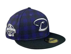 Arizona Diamondbacks 2001 World Series Purple Black 59Fifty Fitted Hat by MLB x New Era