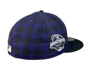 Arizona Diamondbacks 2001 World Series Purple Black 59Fifty Fitted Hat by MLB x New Era Patch