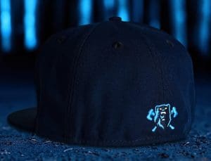Bear Warrior Oceanside Blue 59Fifty Fitted Hat by Noble North x New Era Back