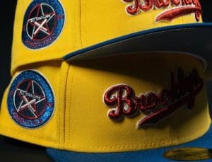Brooklyn Dodgers 1949 All-Star Game Blue Yellow 59Fifty Fitted Hat by MLB x New Era Front