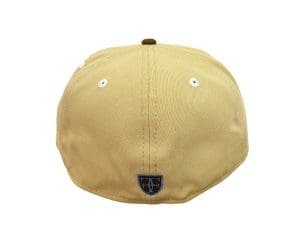 Kalai Vegas Gold Toasted Peanut 59Fifty Fitted Hat by Fitted Hawaii x New Era Back