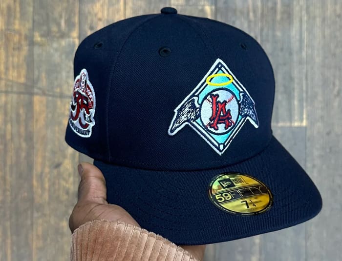 Los Angeles Angels 35th Anniversary Navy 59fifty Fitted Hat by MLB x New Era Strictly Fitteds