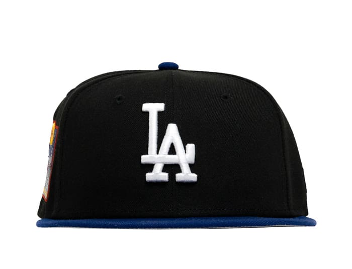 Los Angeles Dodgers Dodger Stadium 60 Years Black Blue 59Fifty Fitted ...