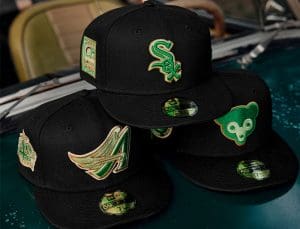 MLB Metallic Green Pop 59Fifty Fitted Hat Collection by MLB x New Era Right