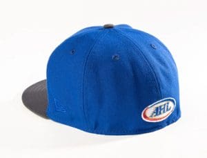 Syracuse Crunch Blue Black 59Fifty Fitted Hat by AHL x New Era Back