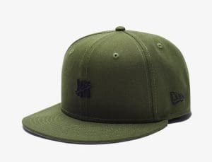 Undefeated Micro Icon 59Fifty Fitted Hat by Undefeated x New Era Olive