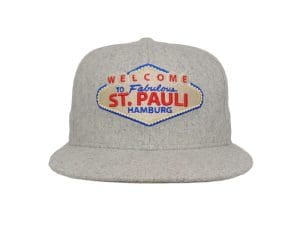 Welcome To St. Pauli Grey 59Fifty Fitted Hat by JustFitteds x New Era