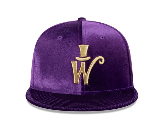 Willy Wonka Purple Velvet 59Fifty Fitted Hat by Willy Wonka x New Era ...