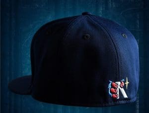 Sasquatch Oceanside Blue 59Fifty Fitted Hat by Noble North x New Era Back
