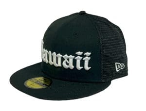 Hawaii Black Mesh 59Fifty Fitted Hat by 808allday x New Era Left