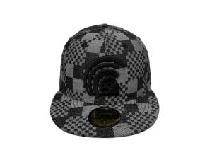 Mua Black Denim Pattern 59Fifty Fitted Hat by Fitted Hawaii x New Era Front