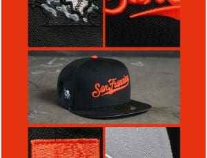 So Fresh Clothing May 2024 Customs 59Fifty Fitted Hat Collection by MLB x New Era Orange