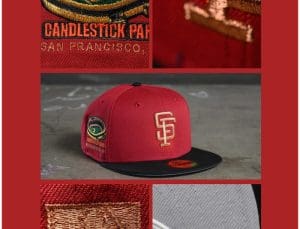 So Fresh Clothing May 2024 Customs 59Fifty Fitted Hat Collection by MLB x New Era Red
