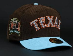 Texas Rangers 2019 Final Season Holes 59Fifty Fitted Hat by MLB x New Era
