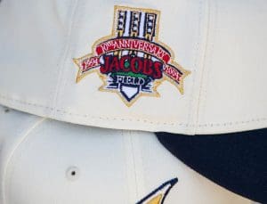 Cleveland Indians 10th Anniversay Jacobs Field 59Fifty Fitted Hat by MLB x New Era Patch