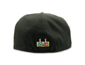 Shi Neko V2 Blood Satin 59Fifty Fitted Hat by The Capologists x New Era Back