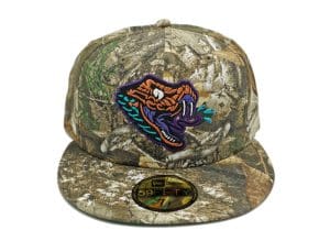 Spit Vipers Realtree Camo 59Fifty Fitted Hat by The Capologists x New Era Front