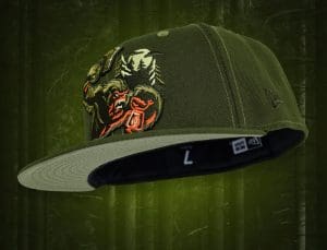 Sasquatch Olive 59Fifty Fitted Hat by Noble North x New Era