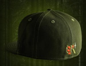 Sasquatch Olive 59Fifty Fitted Hat by Noble North x New Era Back
