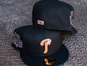 Philadelphia Phillies 1996 All-Star Game Black Metallic Copper 59Fifty Fitted Hat by MLB x New Era Back