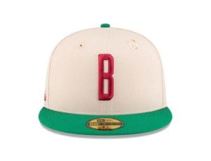 A Tatum Christmas x Boston Celtics 2024 59Fifty Fitted Hat Collection by NBA x New Era Chrome