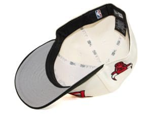 Chicago Bulls Chrome Black 59Fifty Fitted Hat by NBA x New Era Bottom