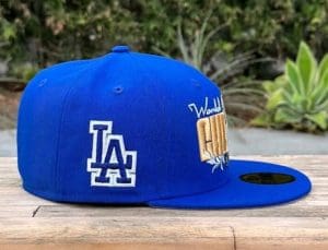 Los Angeles Dodgers 2024 WS Champions Parade Royal 59Fifty Fitted Hat by MLB x New Era Right