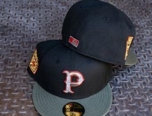 Pittsburgh Pirates 1925 World Series Black Olive 59Fifty Fitted Hat by MLB x New Era Back