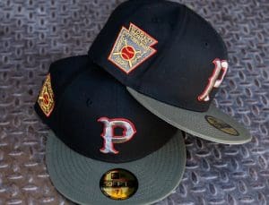 Pittsburgh Pirates 1925 World Series Black Olive 59Fifty Fitted Hat by MLB x New Era Patch