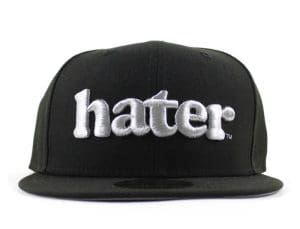 Hater Black Gray 59Fifty Fitted Hat by Ecapcity x New Era