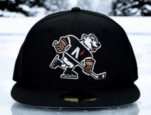 Ice Bears Black 59Fifty Fitted Hat by Noble North x New Era Front