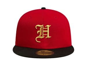 Pride Red Black 59fifty Fitted Hat by Fitted Hawaii x New Era Front