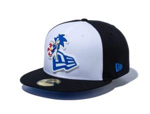 Sonic The Hedgehog Flag Logo 59Fifty Fitted Hat by Sonic The Hedgehog x New Era Front