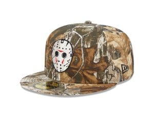Friday The 13th Jason Camo 59Fifty Fitted Hat by Friday The 13th x New Era