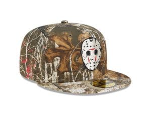 Friday The 13th Jason Camo 59Fifty Fitted Hat by Friday The 13th x New Era Right