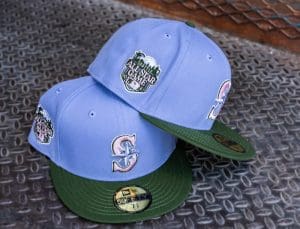 Seattle Mariners 2023 All-Star Game Lavender Olive 59Fifty Fitted Hat by MLB x New Era Patch