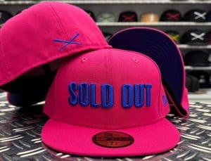 Sold Out Pink Royal 59Fifty Fitted Hat by JustFitteds x New Era