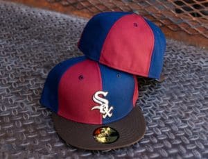 Chicago White Sox Red Navy 59Fifty Fitted Hat by MLB x New Era Back