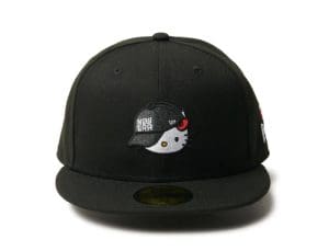 Hello Kitty Black Spring Summer 2025 59Fifty Fitted Hat by Hello Kitty x New Era Front
