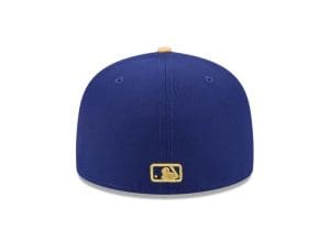 Los Angeles Dodgers Gold 59Fifty Fitted Hat by MLB x New Era Back
