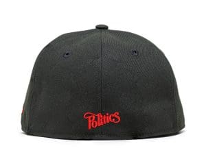 Politics Black Scarlett 59Fifty Fitted Hat by Politics x New Era Back