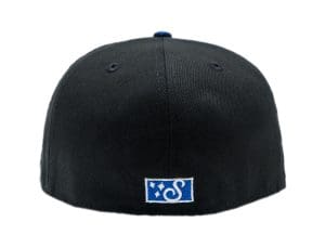 Styll Black Blue 59fifty Fitted Hat by Styll x New Era Back