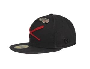 Crossed Bats Logo Lumberjack Waxed 59Fifty Fitted Hat by JustFitteds x New Era Left