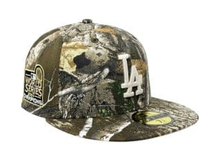 Los Angeles Dodgers 2024 World Series Realtree 59Fifty Fitted Hat by MLB x New Era