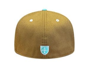 Pride Grown Wheat Blue Tint 59Fifty Fitted Hat by Fitted Hawaii x New Era Shield