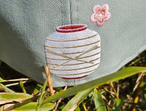 Crossed Bats Logo Sakura 2025 59Fifty Fitted Hat by JustFitteds x New Era Back