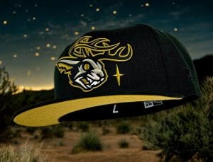 Jackalope Black Old Gold 59Fifty Fitted Hat by Noble North x New Era