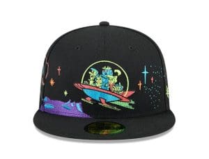 Jetsons Black 59Fifty Fitted Hat by The Jetsons x New Era Front