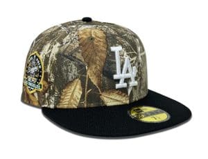 Los Angeles Dodgers 60th Anniversary Realtree Black 59Fifty Fitted Hat by MLB x New Era